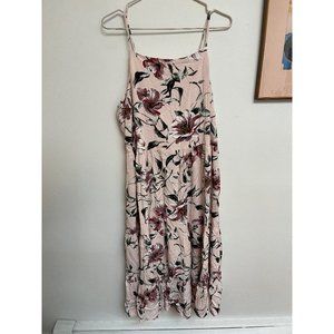 NWOT Target Xhilaration midi floral dress - Size XL